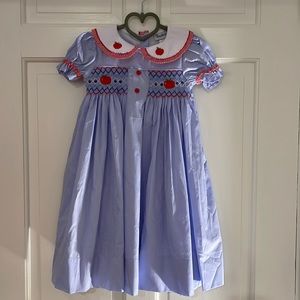 Smockingbird apple smocked dress
